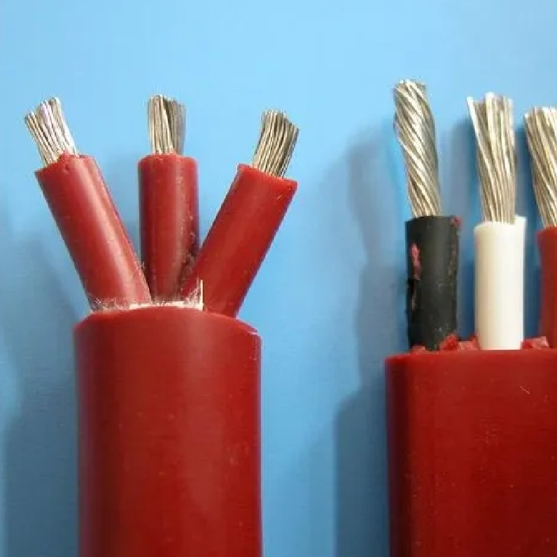 YGCR-1KV3*4+1*2.5硅橡胶电缆