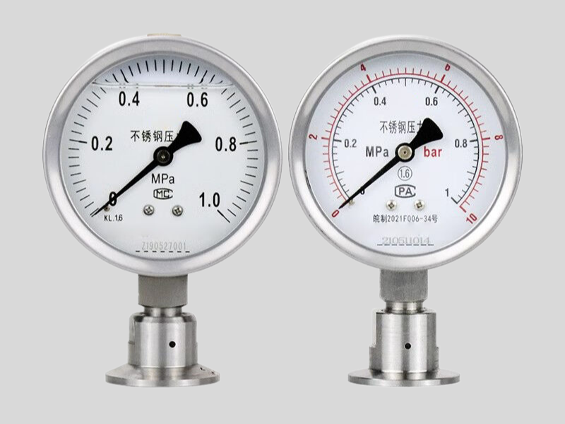 不锈钢膜盒压力表0-40kpa
