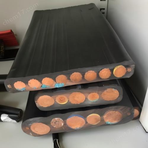 YFFBG-3*70 1*25钢丝绳抗拉扁平软电缆