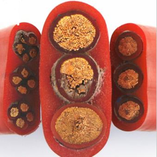 YGCFB-3x50+1x25重型硅橡胶护套扁平软电缆