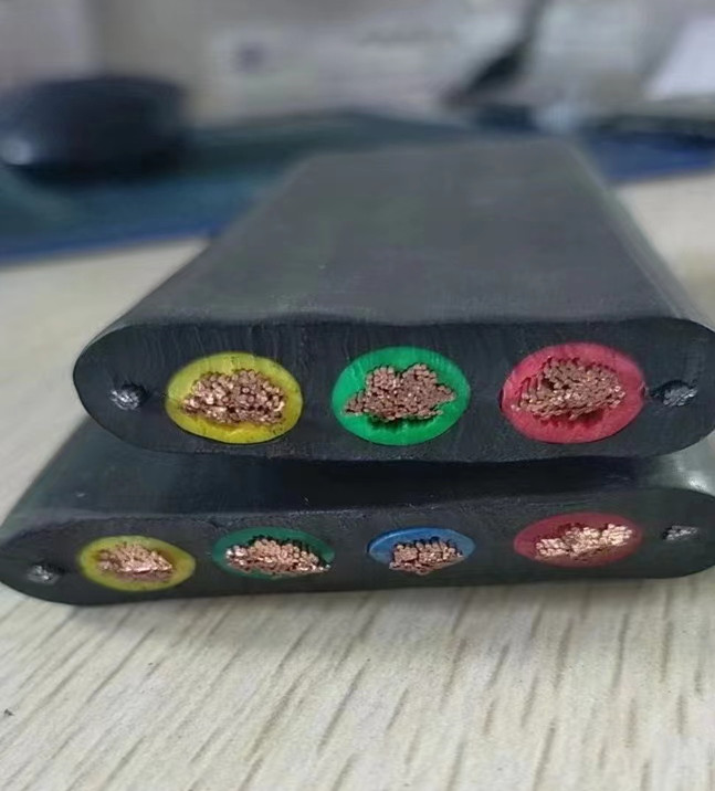 行车专用移动扁平电缆 